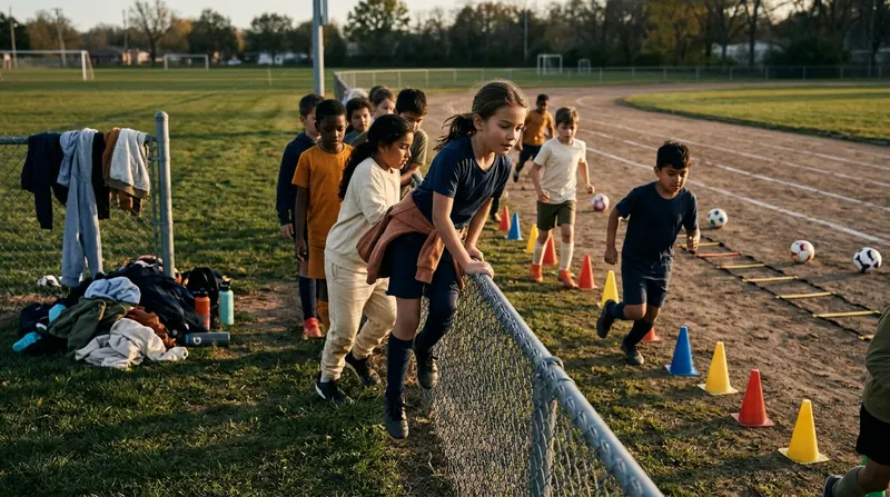 The Fence-Flip Warm-Up That Ends the Jacket-and-Water-Bottle Pile