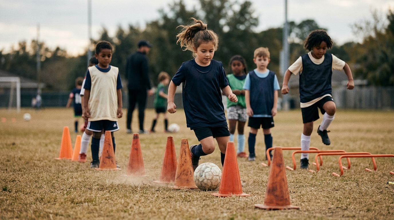 The Three-Station Pregame That Gets Kids Warm Before the Clock Does — Voluntold Practice Plans