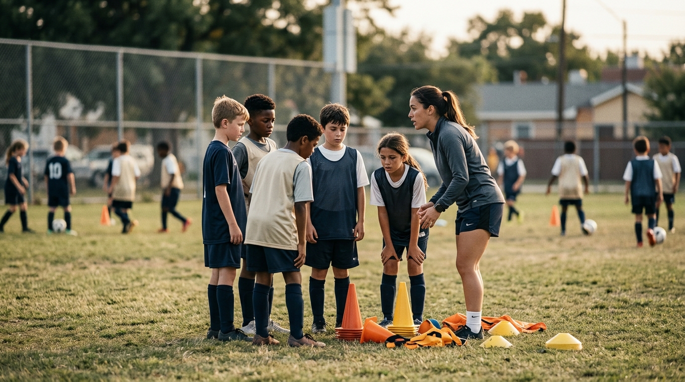 The Last-Play Huddle That Cleans Up Game-Day Chaos — Voluntold Practice Plans