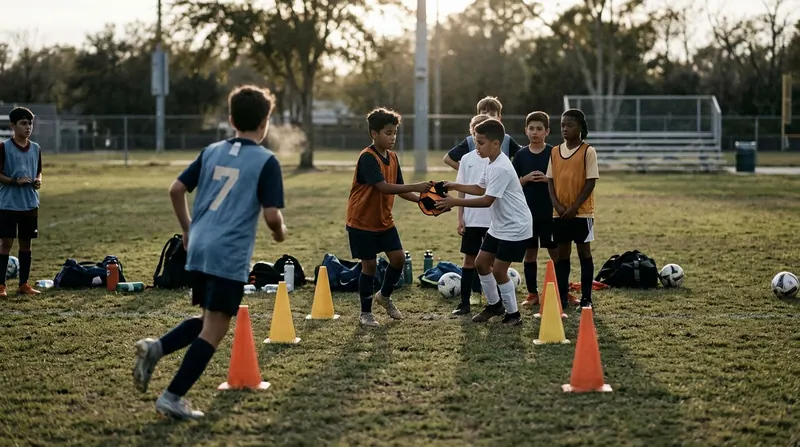 The 4-Cone Changeover Drill That Makes Substitutions Look Organized — Voluntold Practice Plans