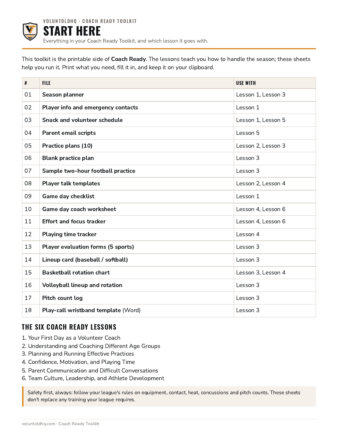 Coach Ready Toolkit