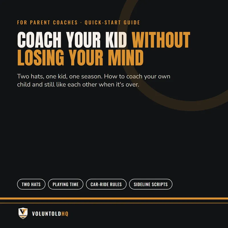 Coach Your Kid Without Losing Your Mind