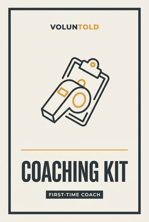 Volun'told Coaching Kit – First-Time Youth Coach Toolkit