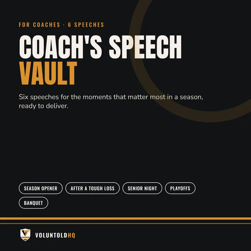 Coach's Speech Vault