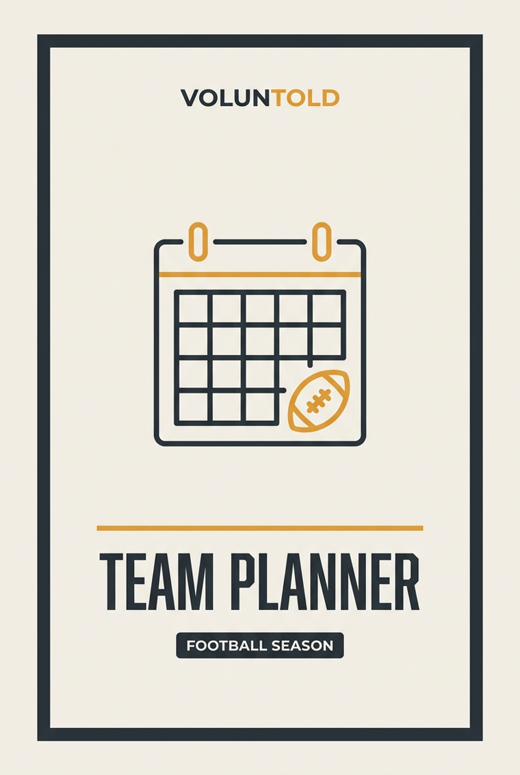 Team Mom & Coach Management Planner – American Football